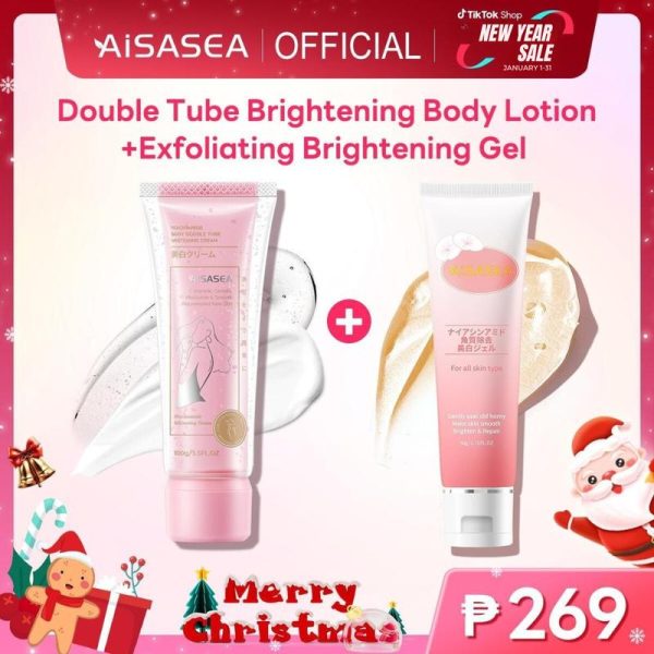 AISASEA Niacinamide Double Tube Brightening Body Lotion 100g