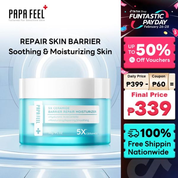 PAPA FEEL 5X Ceramide Barrier Protecting Moisturizer 30g